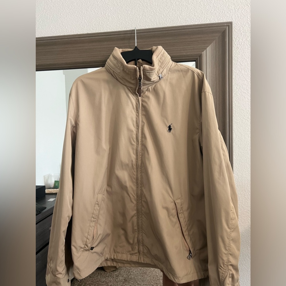 Men’s Large Polo Ralph Lauren Tan Jacket